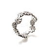 201 Stainless Steel Daisy Finger Ring for Women LS-RJEW-A053-01P-2