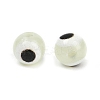Luminous & Printed Opaque Acrylic Beads LACR-G050-01A-5