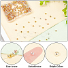 320Pcs 4 Style Brass Solid Beads KK-PH0009-18-4