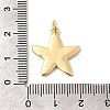 Brass Enamel Sea Animals Pendants KK-I378-15G-B-4