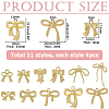 44Pcs 11 Style Rack Plating Alloy Pendants FIND-HS0001-78-2
