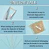 Unicraftale 200Pcs 304 Stainless Steel Flat Head Pins STAS-UN0047-84-5