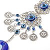 Glass Turkish Blue Evil Eye Pendant Decoration LS-HJEW-I008-01AS-2