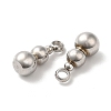 Non-Tarnish 201 Stainless Steel Pendants STAS-Q216-02A-P-3