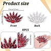 Glass Clothing Patches PATC-WH0028-025J-2