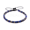 Natural Lapis Lazuli Braided Bead Bracelets for Women PW-WG20352-14-1