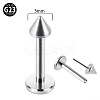 G23 Titanium Threadless Labrets WG192F4-02-1