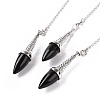 Mixed Gemstone Dowsing Pendulum Big Pendants G-A210-02P-2