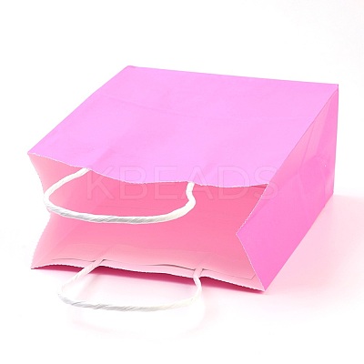 Pure Color Kraft Paper Bags AJEW-G020-D-02-1