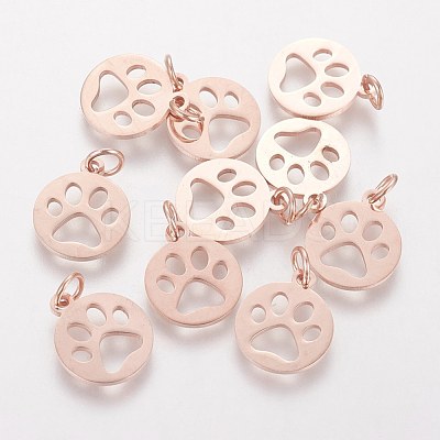 304 Stainless Steel Pendants STAS-Q201-T455R-1