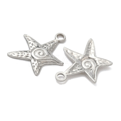 Marine Animal Style 304 Stainless Steel Pendants STAS-K267-23A-P-1