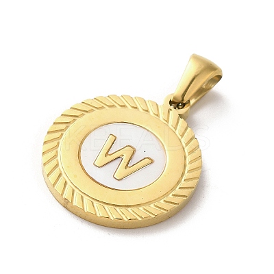 Ion Plating(IP) 304 Stainless Steel Pendants STAS-I204-W-G-1