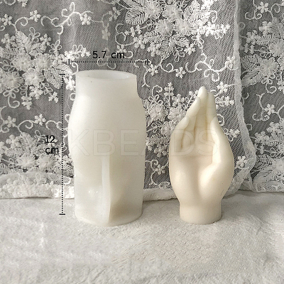 Gesture DIY Candle Food Grade Silicone Statue Molds CAND-PW0001-249-1