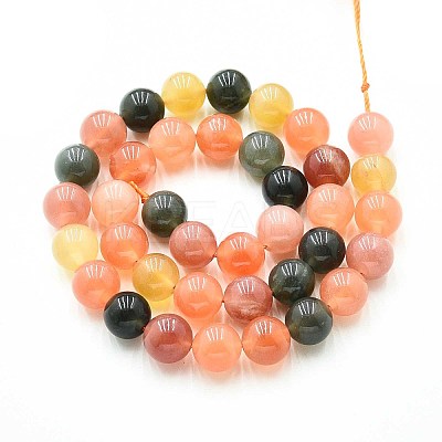 Natural Quartz Beads Strands G-N355-10mm-23-1