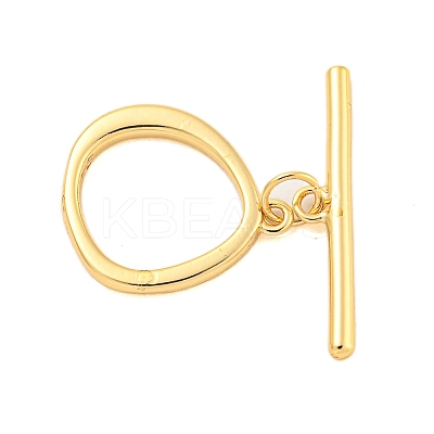 Brass Toggle Clasps KK-A223-04G-1