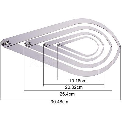 Profession Bent-leg Stainless Steel Caliper PH-TOOL-G011-02P-1