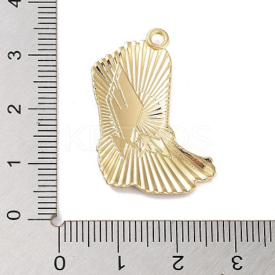 West Cowboy Theme Golden Plated Alloy Enamel Pendants FIND-B036-02C-1