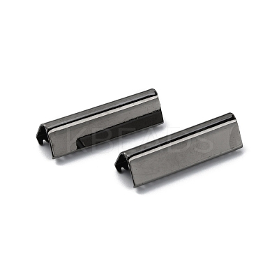 Brass Ribbon Crimp Ends KK-WH0046-34D-B-1
