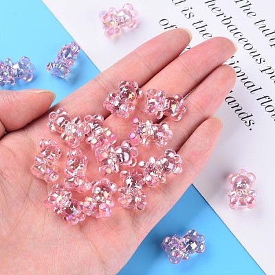 Transparent Acrylic Pendants MACR-S373-113-C07-1
