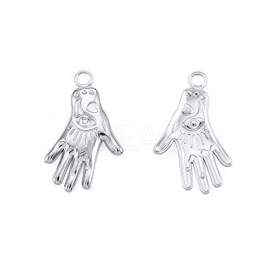 Non-Tarnish 201 Stainless Steel Pendants STAS-N098-236P-1