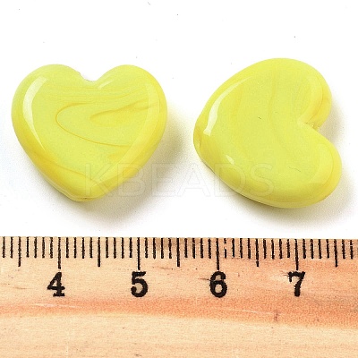 Heart Handmade Lampwork Beads LAMP-U003-01L-1