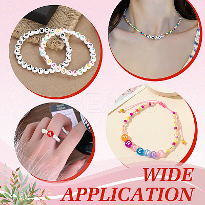 1000Pcs Transparent Acrylic Beads TACR-ME0001-08E-1