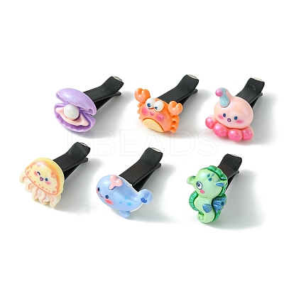 Ocean Theme Opaque Resin Sea Animal Car Air Vent Clips JEWB-BR00150-1