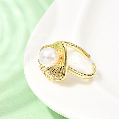 Brass Cuff Open Rings RJEW-C164-03B-G-1