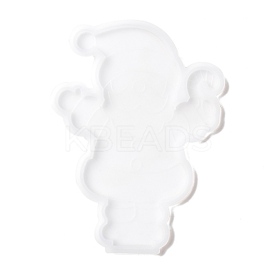 Christmas Theme DIY Santa Claus Display Silhouette Silicone Statue Molds DIY-F114-03-1
