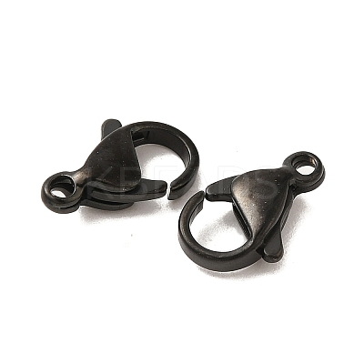 Ion Plating(IP) 304 Stainless Steel Lobster Claw Clasps STAS-AB11-B-1