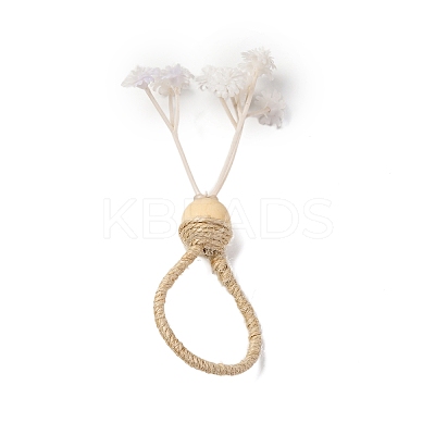 Jute Twine Napkin Rings AJEW-U016-01D-1