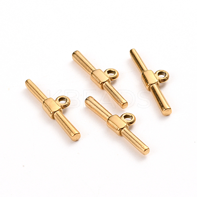 Ion Plating(IP) 304 Stainless Steel Toggle Clasps Parts STAS-D142-04C-G-1