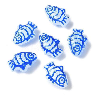 Baking Paint Glass Enamel Beads BLOW-D300-04A-1
