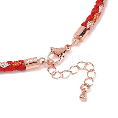3.5MM Round Nylon Cotton Cord Necklace Making NJEW-C106-03RG-10-1