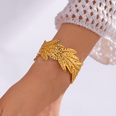 304 Stainless Steel Cuff Bangles FS-WGC8FB5-02-1