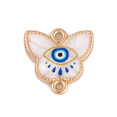 Alloy Blue Enamel Connector Charms ENAM-Z012-02A-G-1