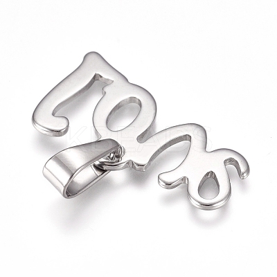 Tarnish Resistant 304 Stainless Steel Pendants STAS-I135-01P-1