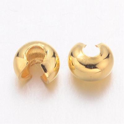Iron Crimp Beads Covers X-IFIN-H028-NFG-NF-1