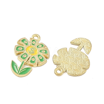 Alloy Enamel Pendants ENAM-I082-01G-01-1