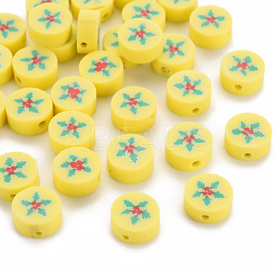 Handmade Polymer Clay Beads X-CLAY-N011-003-1