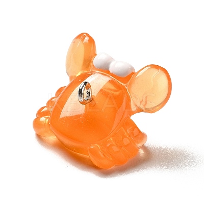 Marine Series Transparent Resin Pendants RESI-E031-02P-08-1