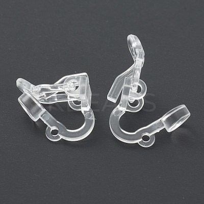 Eco-friendly Plastic Clip-on Earring Findings KY-G013-01B-1