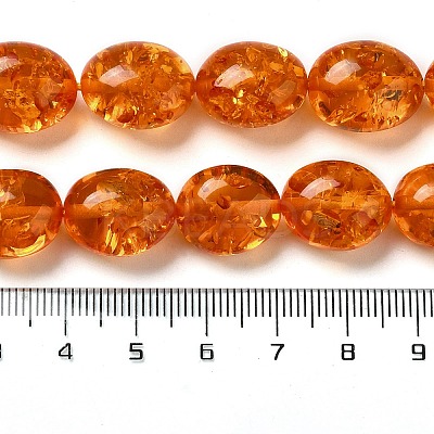 Resin Imitation Amber Beads Strands RESI-Z017-03-1