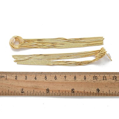 Brass Stud Earrings for Women EJEW-U050-01G-1