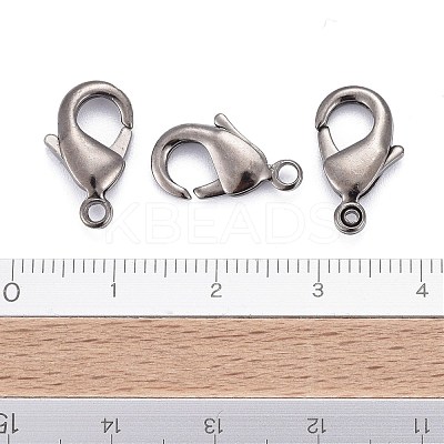 Brass Lobster Claw Clasps KK-903-B-NF-1