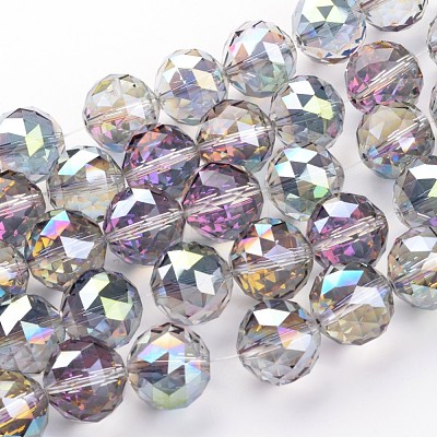 Electroplate Glass Bead Strands EGLA-J140-HP01-20mm-1
