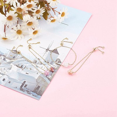 Adjustable Brass Slider Bracelets BJEW-JB06014-1