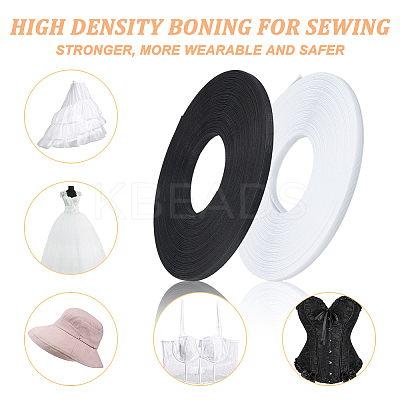 2 Bundles 2 Colors Polyester Boning DIY-NB0009-68-1