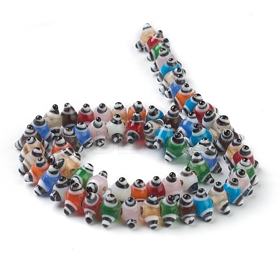 Handmade Bumpy Lampwork Beads LAMP-J092-07A-1