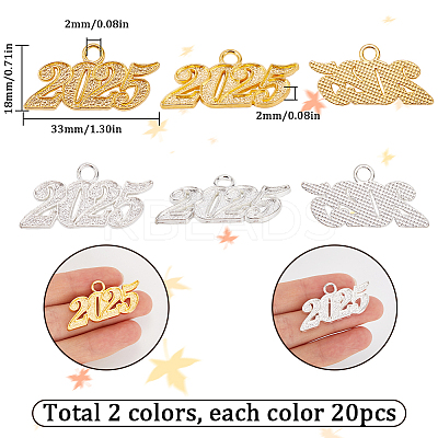 40Pcs 2 Colors High Quality Necklace Alloy Accessories FIND-SC0012-18-1